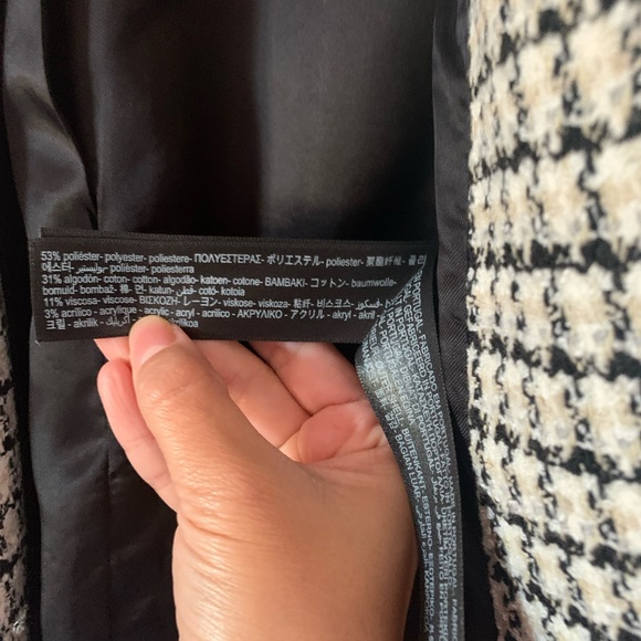 Double-breasted check blazer by Massimo Dutti - Picture 8 of 9